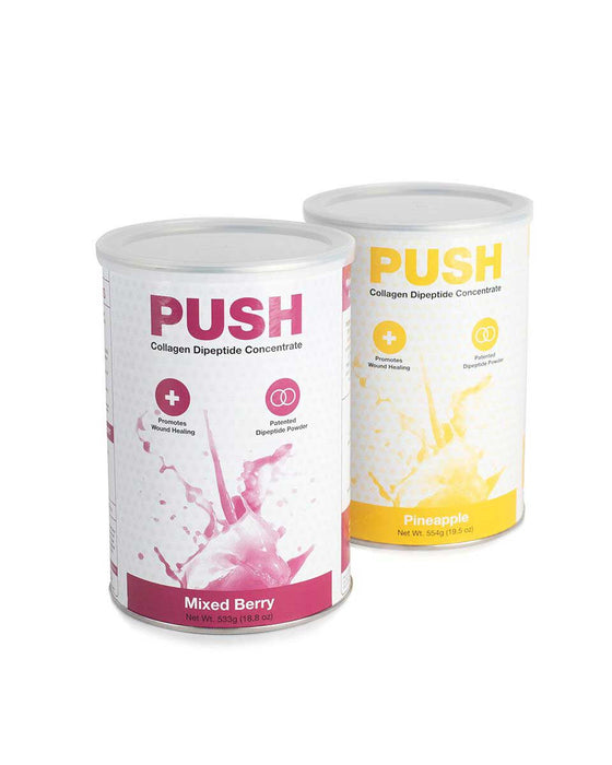 PUSH Collagen Dipeptide Concentrate - Canister - Pineapple
